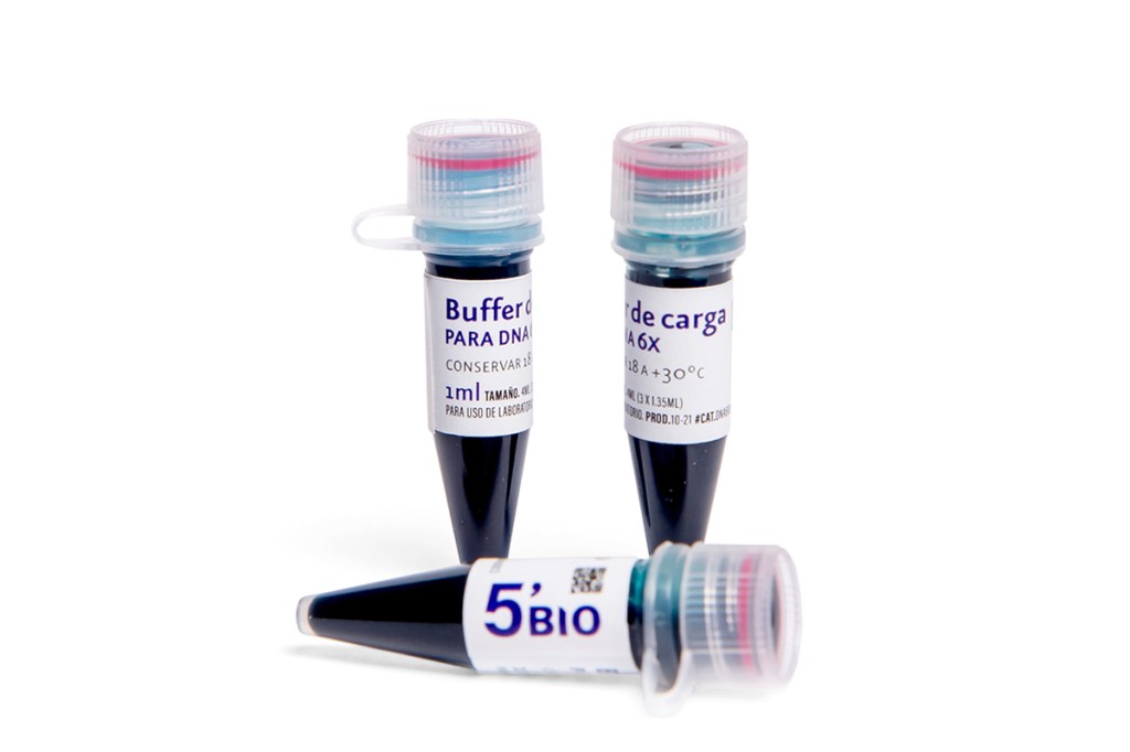 Buffer de carga para DNA 6x de 5'BIO, hecho en México